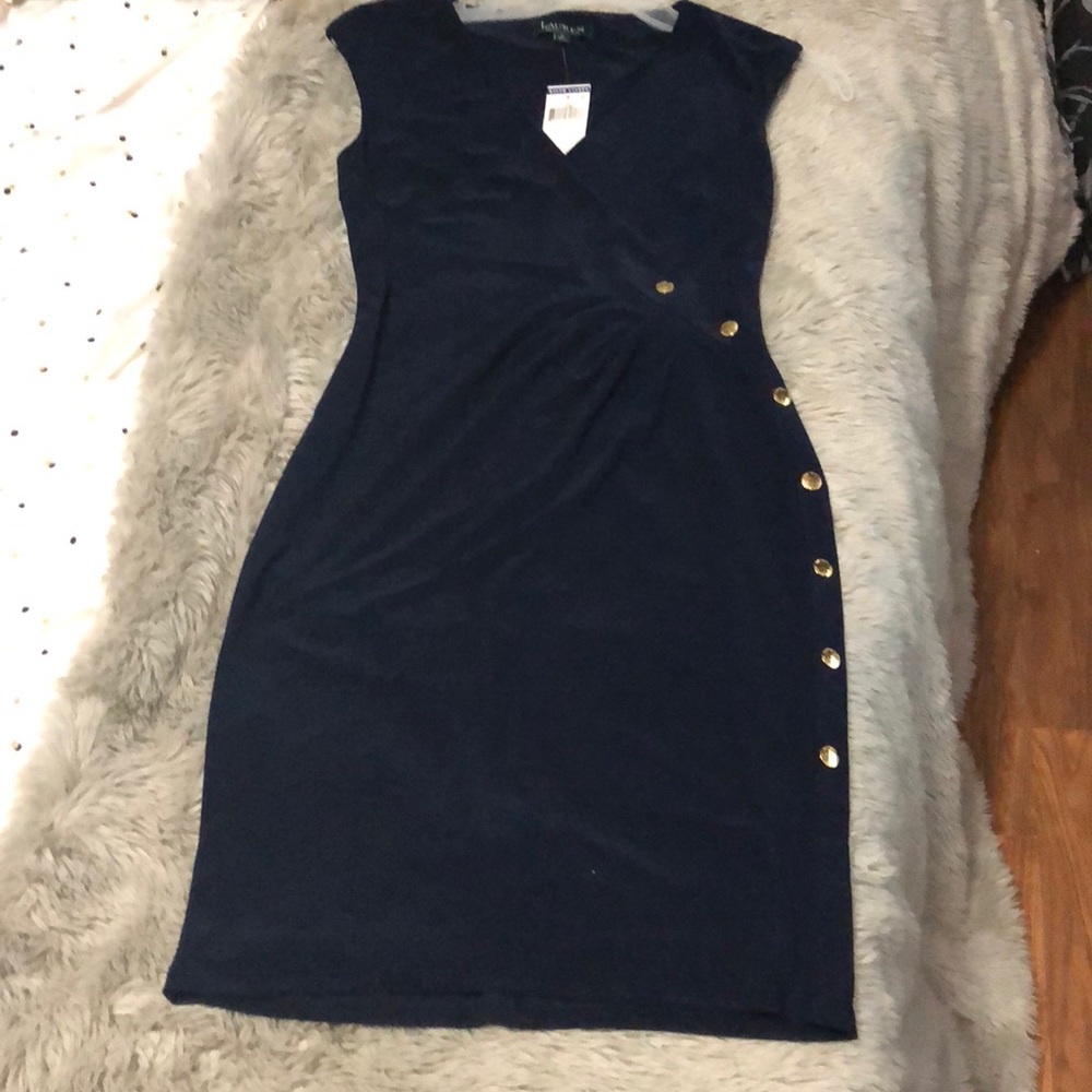 Ralph Lauren Navy Blue Dress